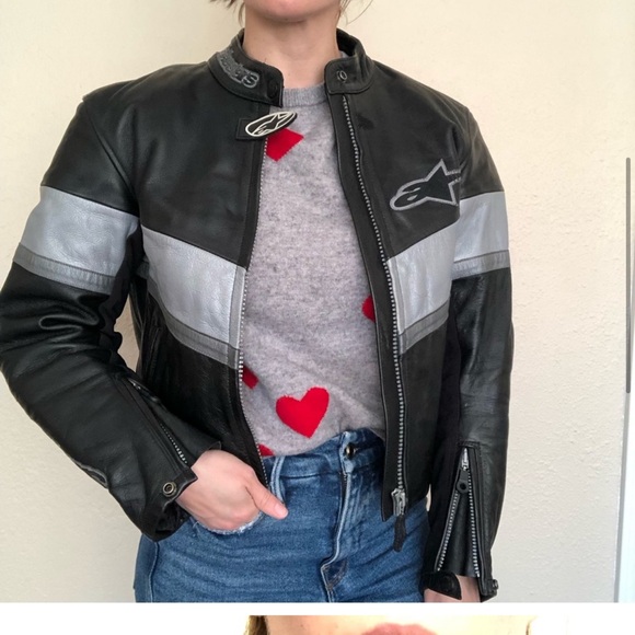 Alpinestars Motorcycle Riding Racing Leather Jacket - Picture 6 of 13